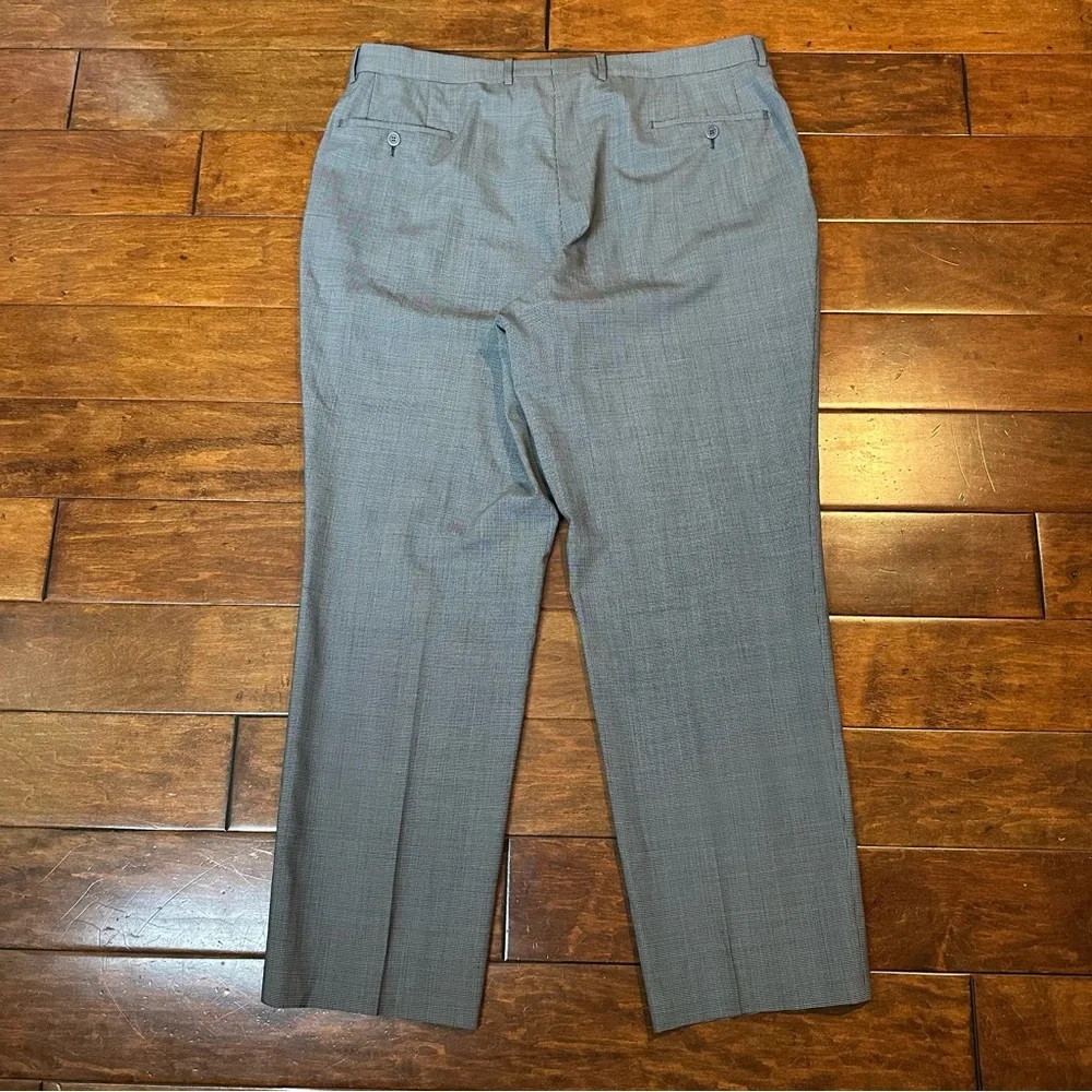 Versace Virgin Wool Puppytooth Dress Pants
